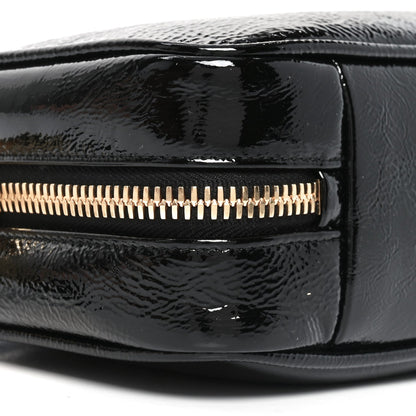 Miu Miu Naplak Patent Small Beau Top Handle Bag Black