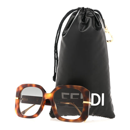 Fendi Acetate Fendigraphy Sunglasses FE40065I Tortoise
