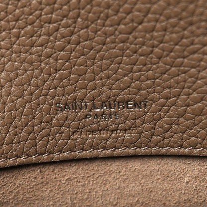Saint Laurent Grained Calfskin Baby Sac De Jour Souple Taupe