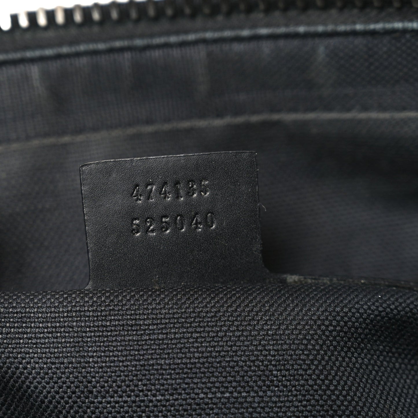 Gucci GG Supreme Monogram Appia Calfskin Web Briefcase Black