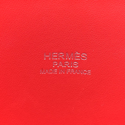 Hermes Taurillon Clemence Bolide 31 Rouge Pivoine