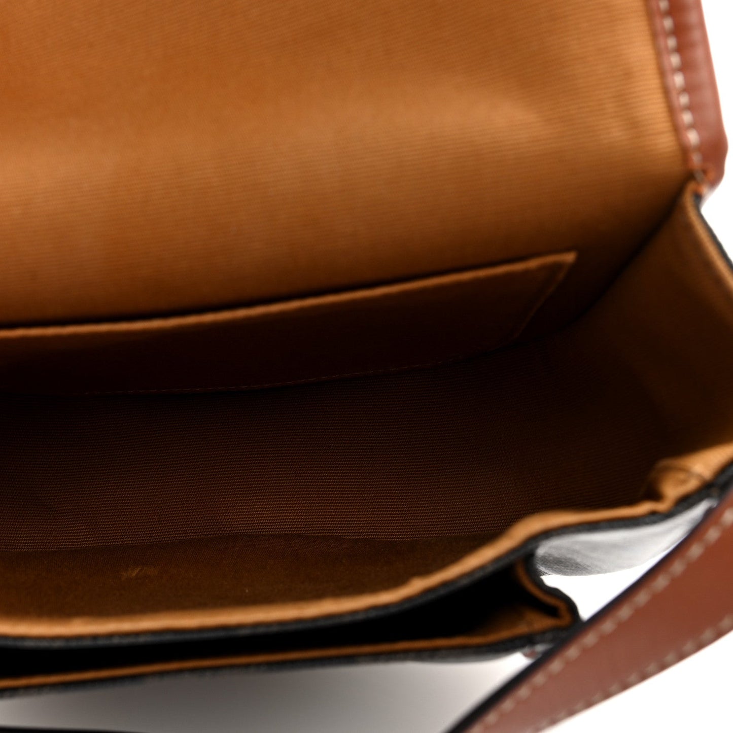 Celine Triomphe Canvas Medium Folco Bag Tan