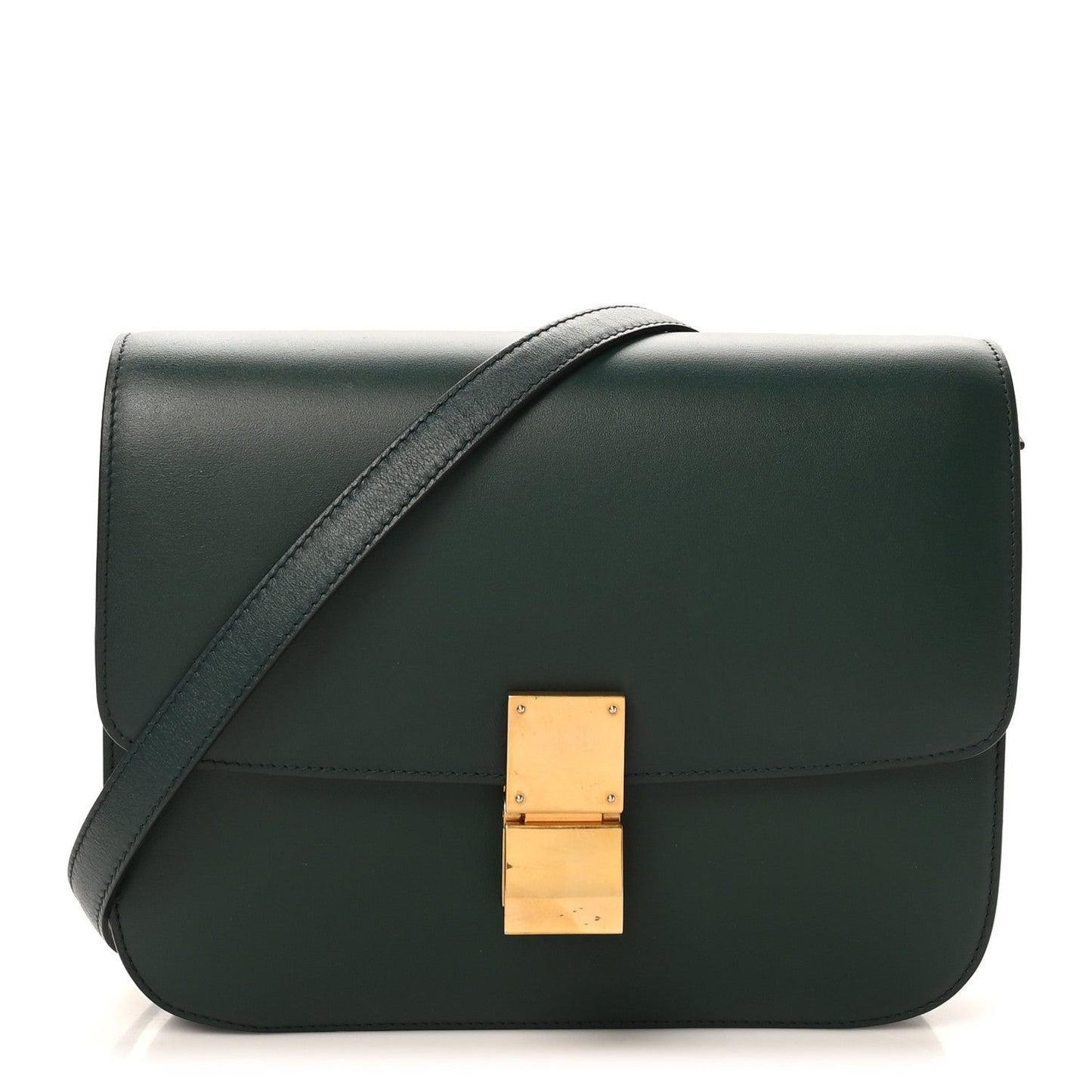 Celine Box Calfskin Classic Box Medium Flap Bag Amazone