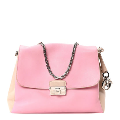 Christian Dior Calfskin Large Diorling Rose Candy