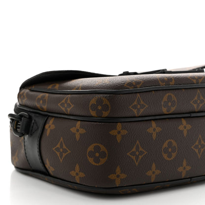 Louis Vuitton Monogram Macassar S Lock Messenger