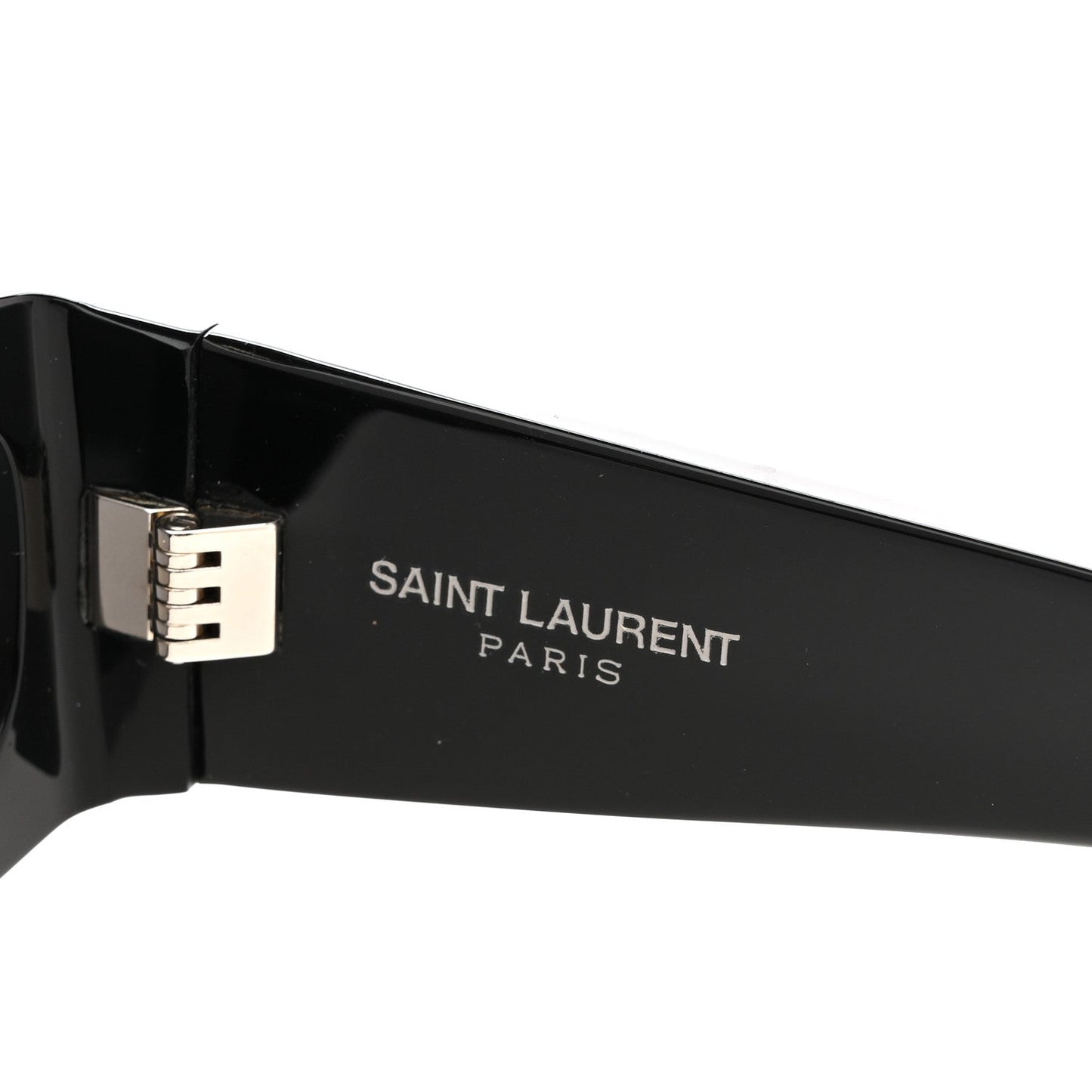 Saint Laurent Acetate Rectangle SL M140/F Sunglasses Black