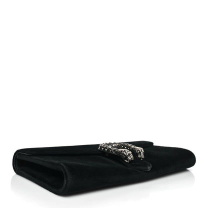 Gucci Velvet Dionysus Clutch Black