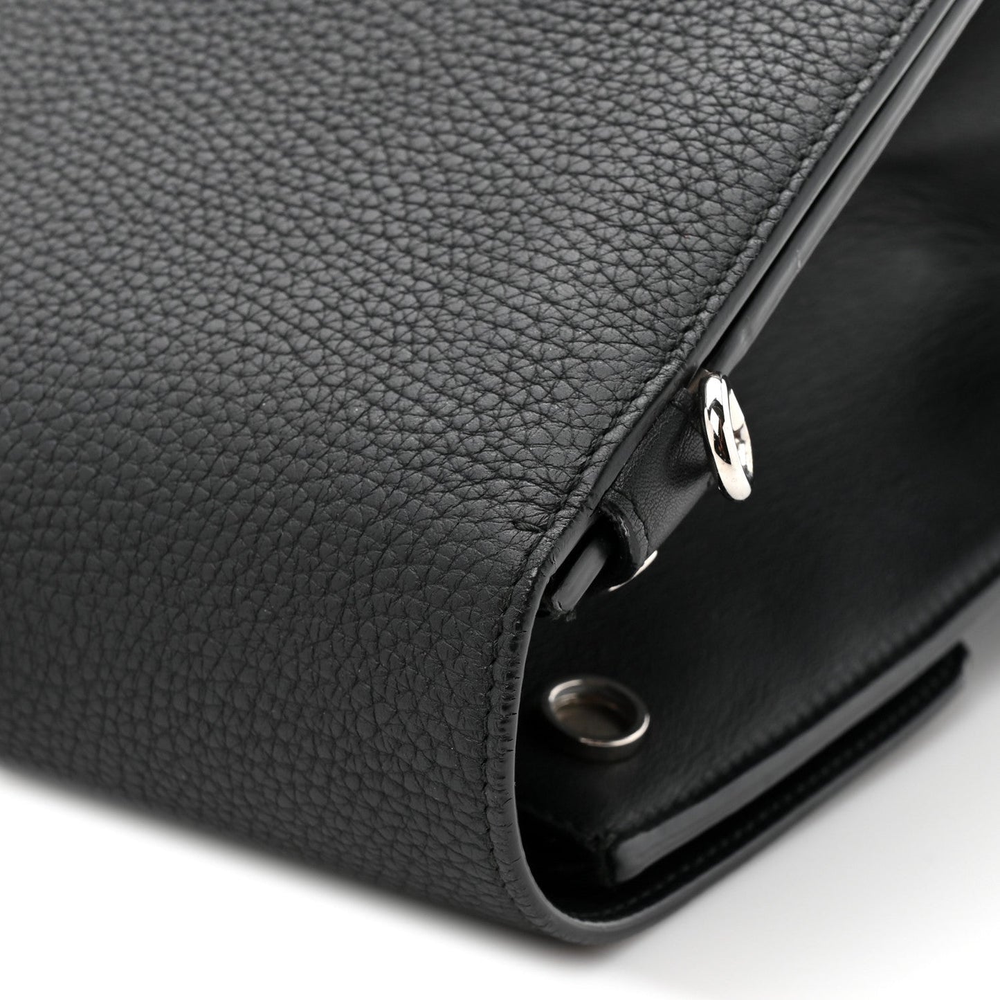 Christian Dior Grained Calfskin Large Diorever Flap Black