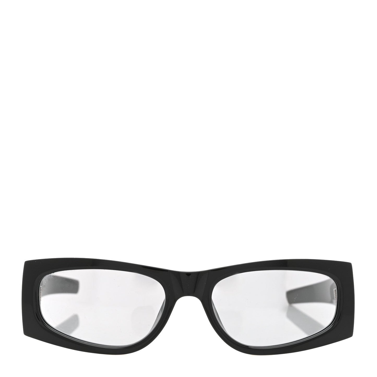 Saint Laurent Acetate Rectangle SL M140/F Sunglasses Black