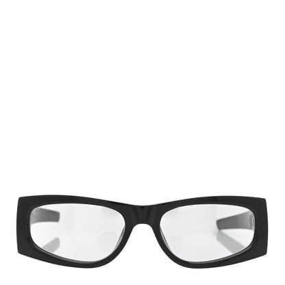 Saint Laurent Acetate Rectangle SL M140/F Sunglasses Black