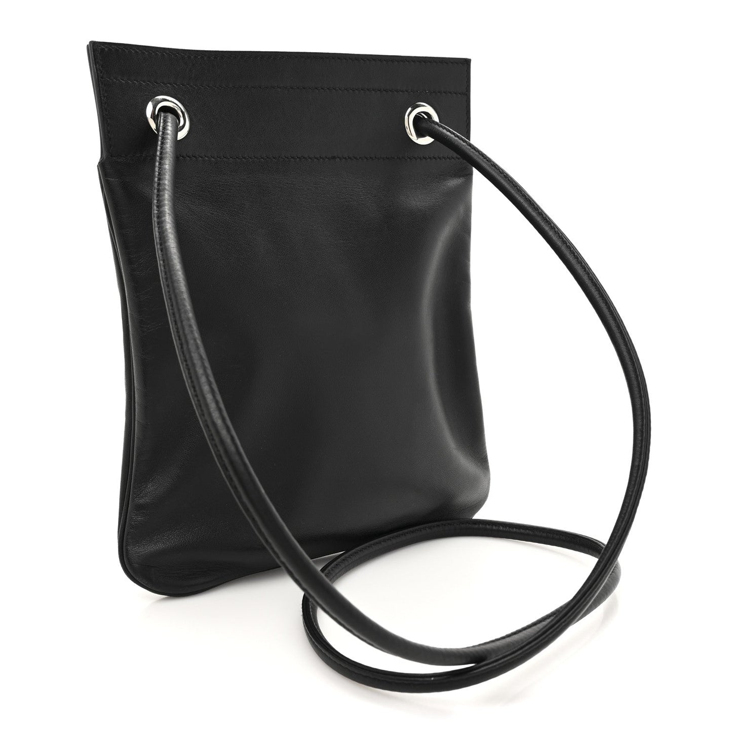 Hermes Milo Lambskin Swift Mini Aline Black