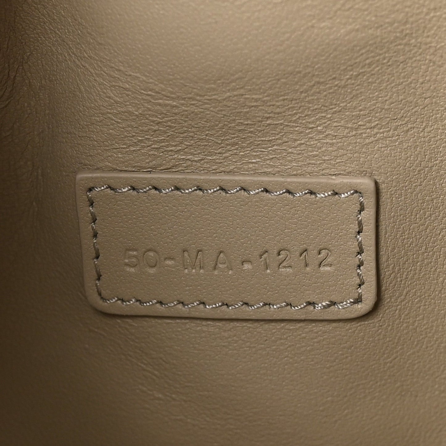 Christian Dior Calfskin Macrocannage Medium Diortravel Nomad Pouch Sand