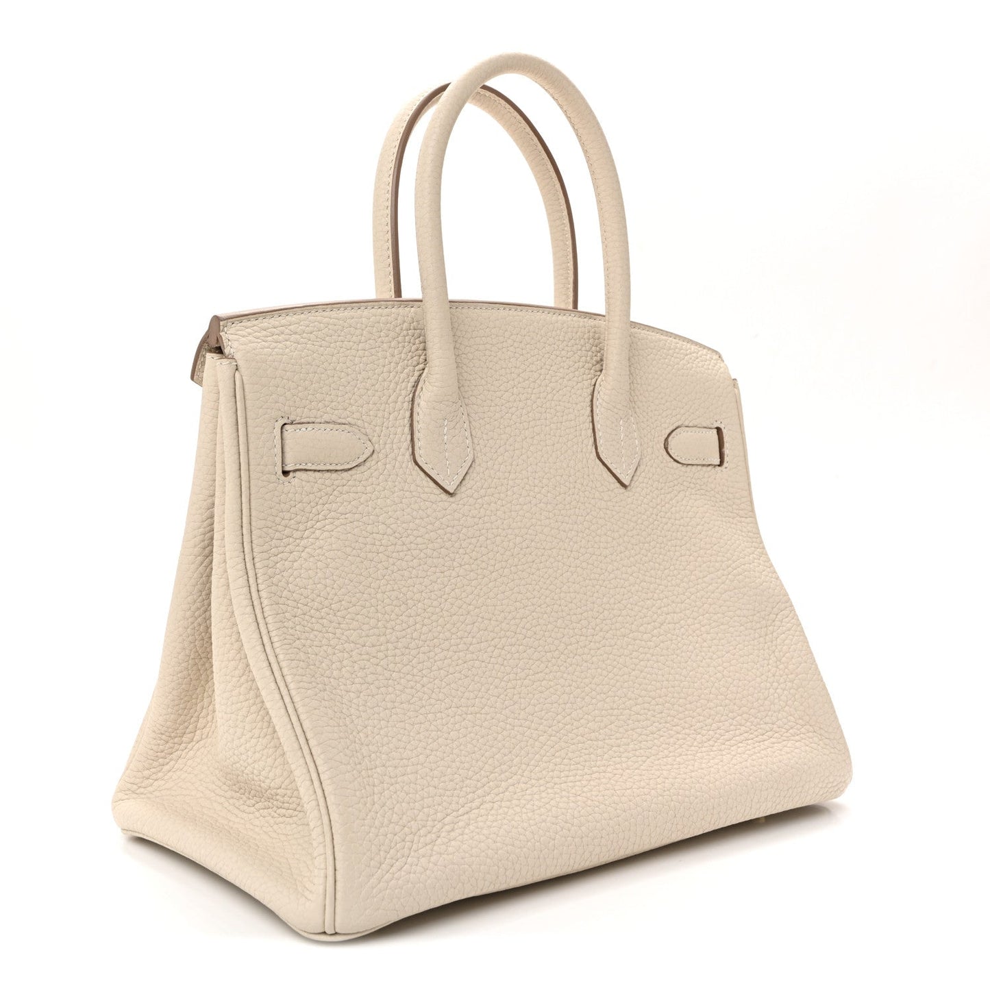 Hermes Taurillon Clemence Birkin 30 Craie