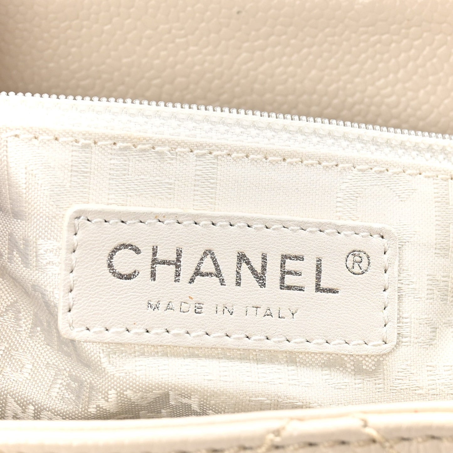 Chanel Caviar Quilted Mademoiselle Flap Bag Light Beige