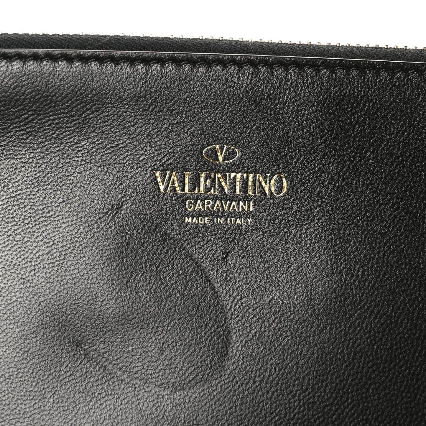 Valentino Garavani Toile Iconographe Goatskin Le Troisieme Shopping Bag Black