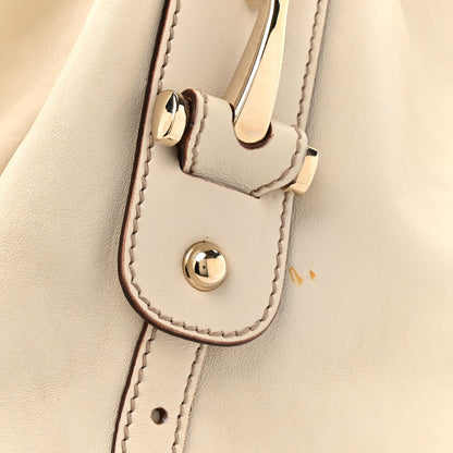 Gucci Calfskin Medium Pelham Shoulder Bag Off White