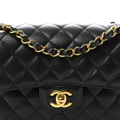 Chanel Caviar Quilted Small Double Flap Black