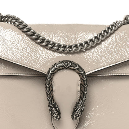 Gucci Crinkled Patent Small Dionysus Shoulder Bag Sphinx