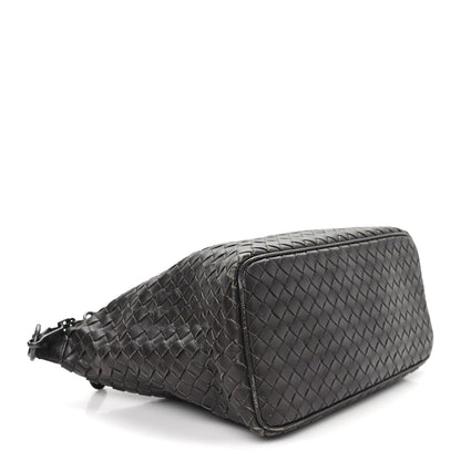 Bottega Veneta Nappa Intrecciato Small Shoulder Bag Ebano