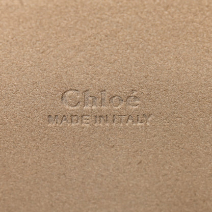Chloe Goatskin Medium Faye Shoulder Bag Motty Grey