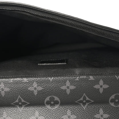 Louis Vuitton Epi Monogram Eclipse Porte Document Portfolio Black