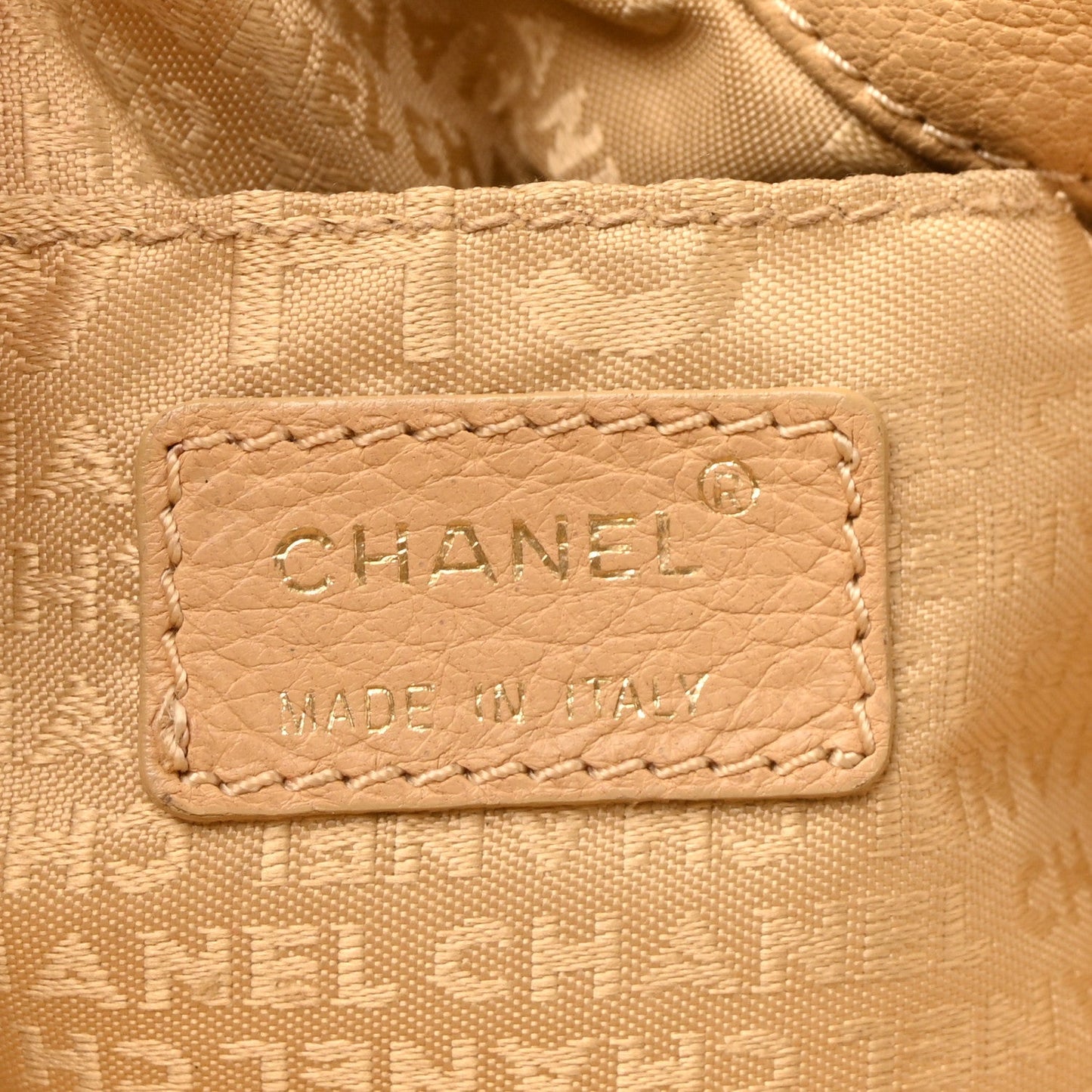 Chanel Calfskin CC Dice Tote Bag yellow
