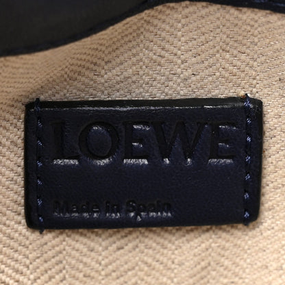 Loewe Calfskin Mini Flamenco Knot Clutch Abyss Blue