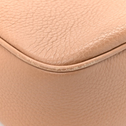 Gucci Pebbled Calfskin Small Soho Disco Bag Rose Beige