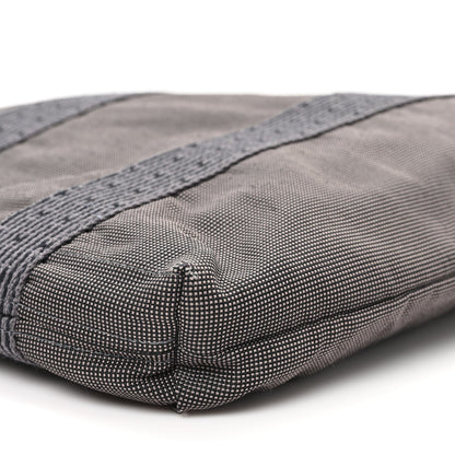 Hermes Canvas Herline Cabas Grey