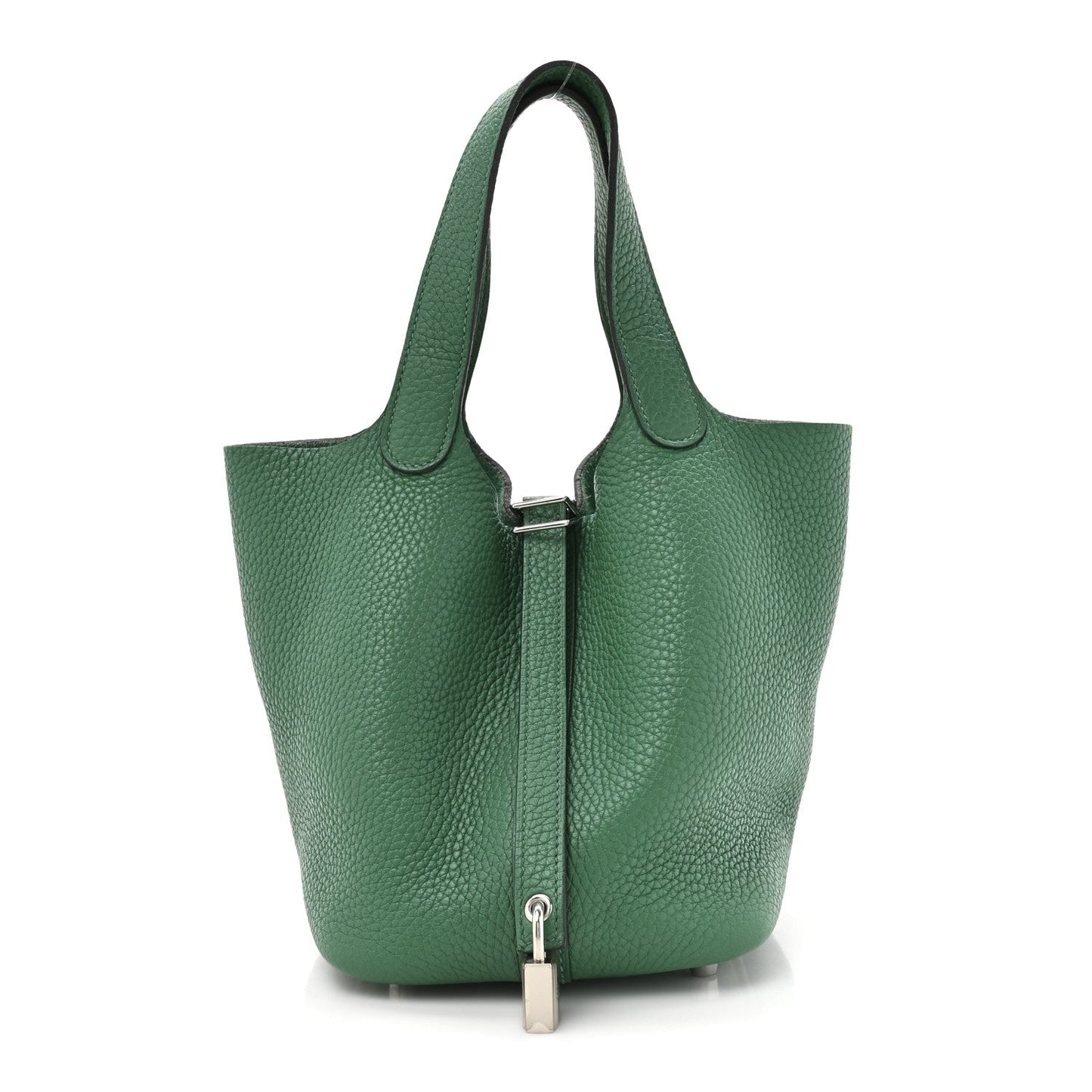 Hermes Taurillon Clemence Picotin Lock 18 PM Vert Vertigo