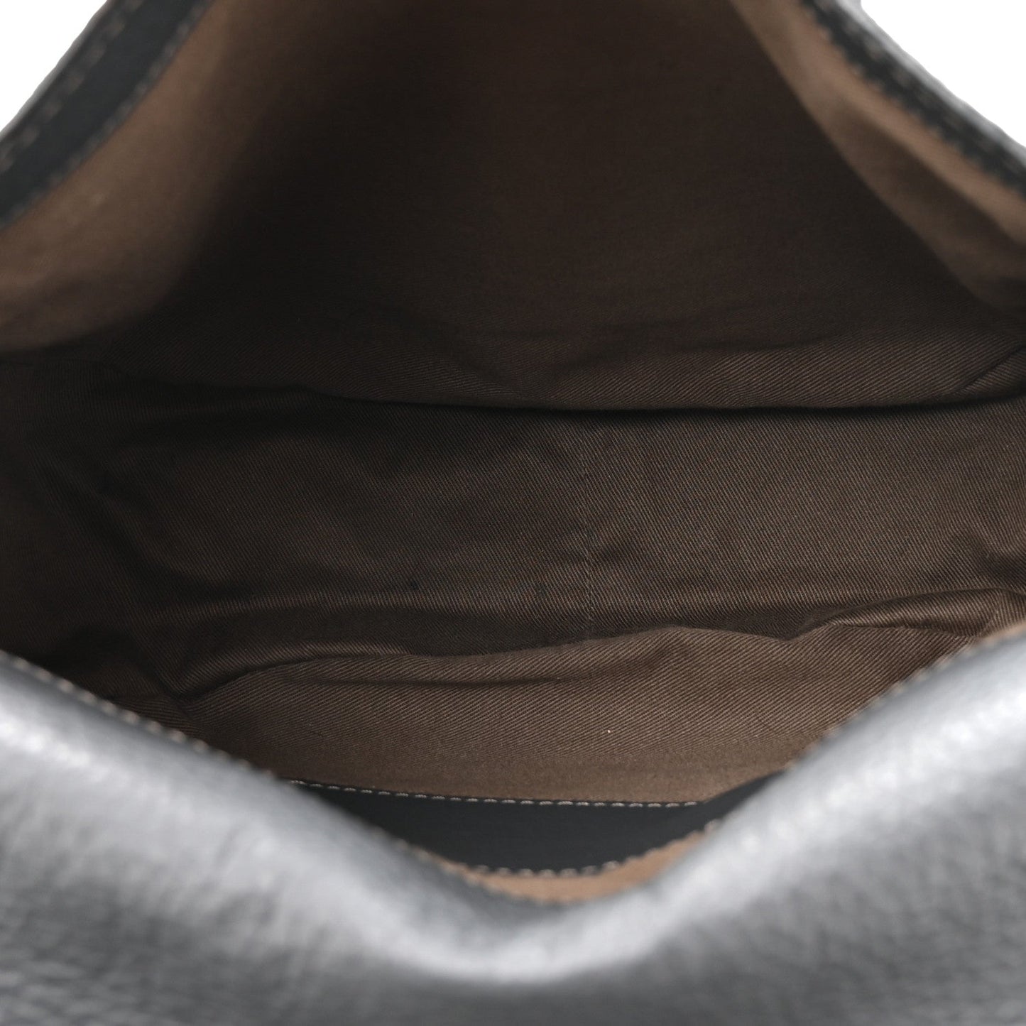 Chloe Grained Calfskin Medium Marcie Saddle Bag Iron Grey