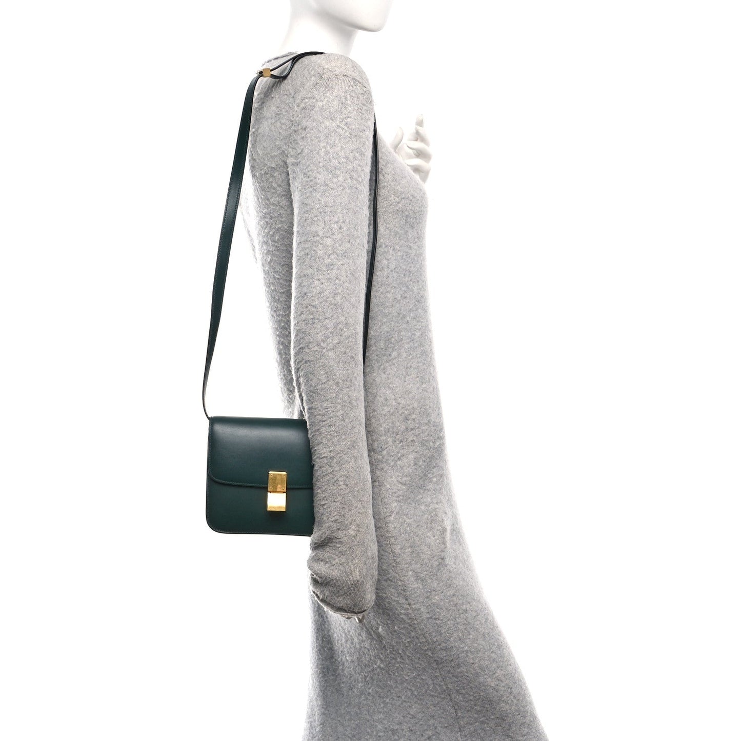 Celine Box Calfskin Teen Classic Box Flap Bag Amazone