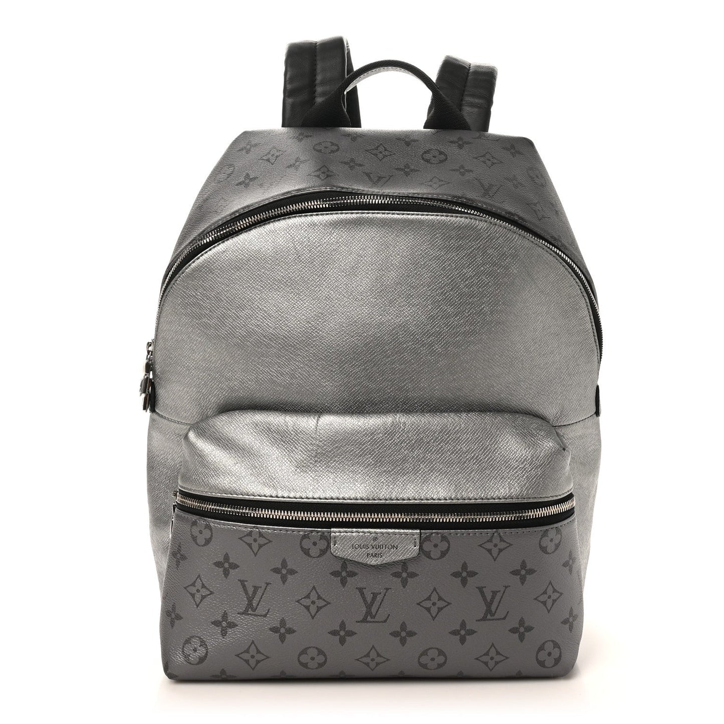 Louis Vuitton Monogram Taiga Discovery Backpack PM Silver
