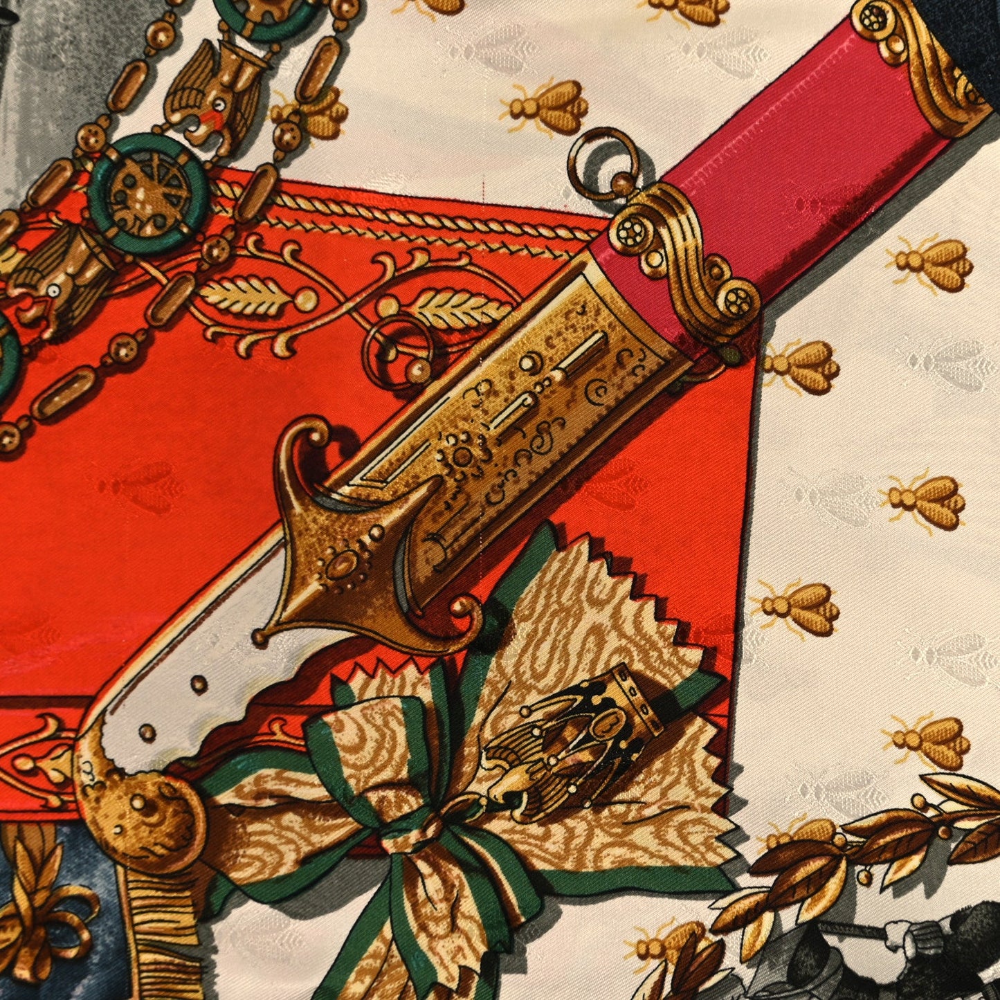 Hermes Silk Napoleon Scarf 90