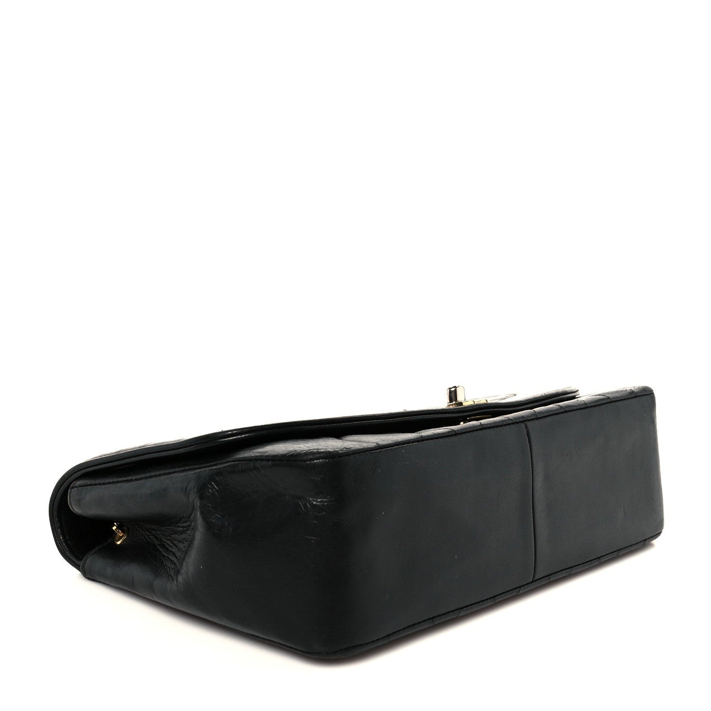 Chanel Lambskin Quilted Medium Single Flap Black