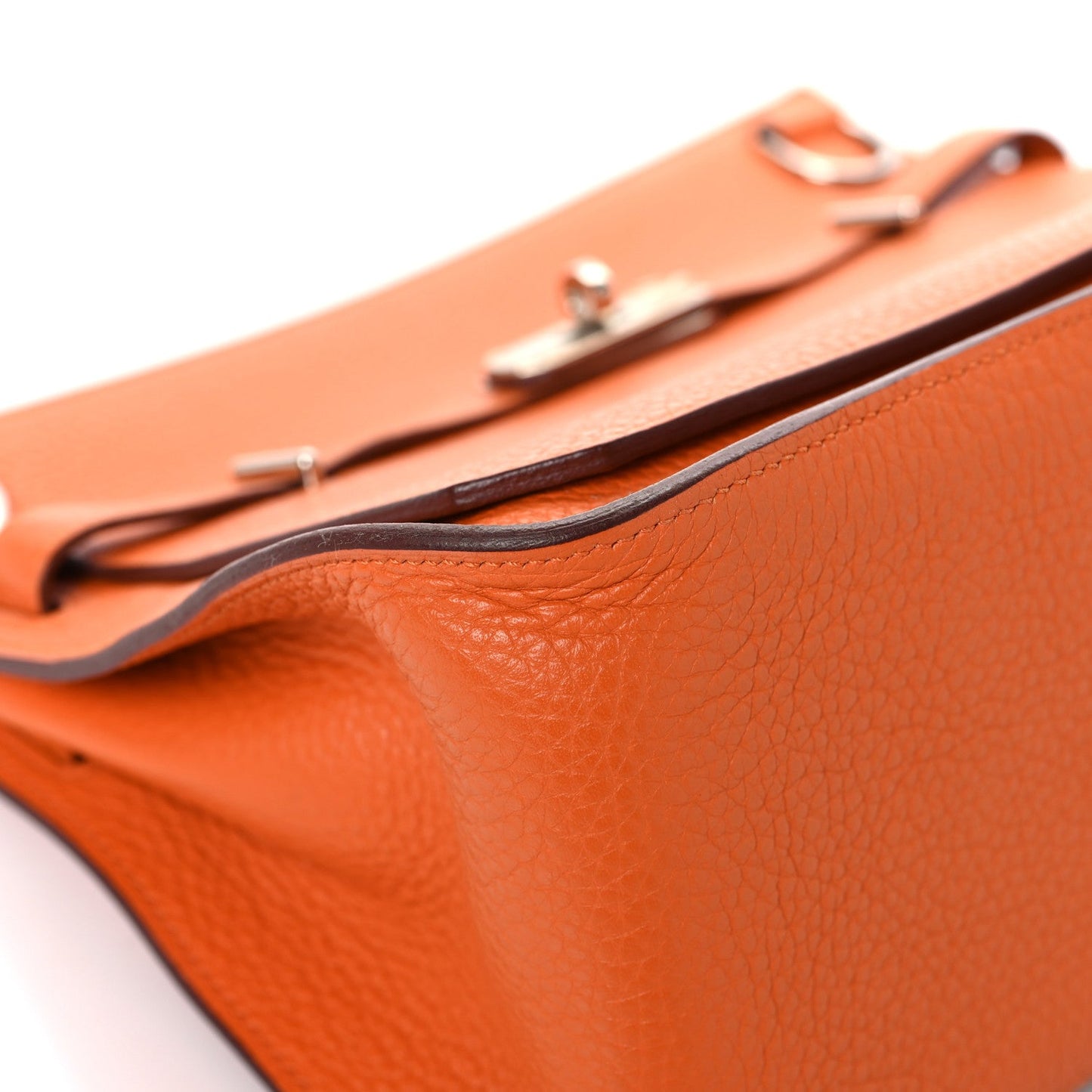 Hermes Taurillon Clemence Jypsiere 28 Orange