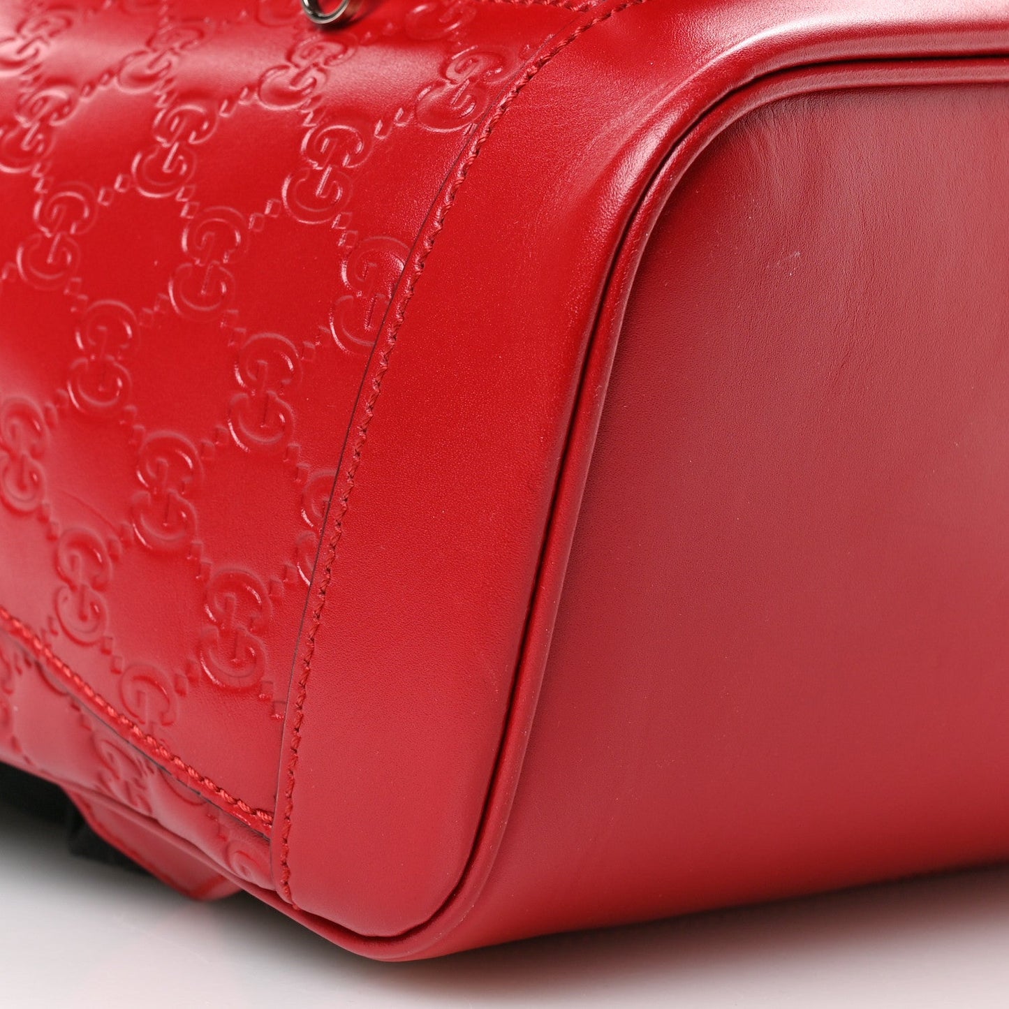 Gucci Guccissima Signature Day Backpack Hibiscus Red