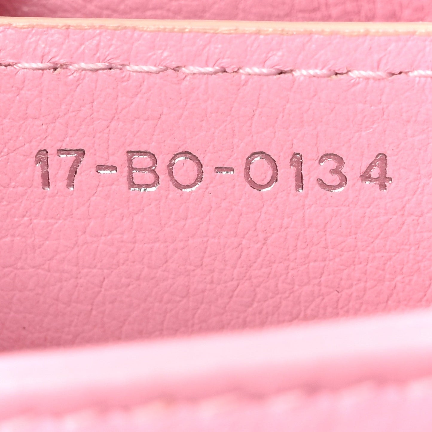 Christian Dior Calfskin Large Diorling Rose Candy