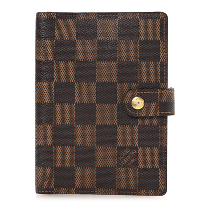Louis Vuitton Damier Ebene Small Ring Agenda Cover