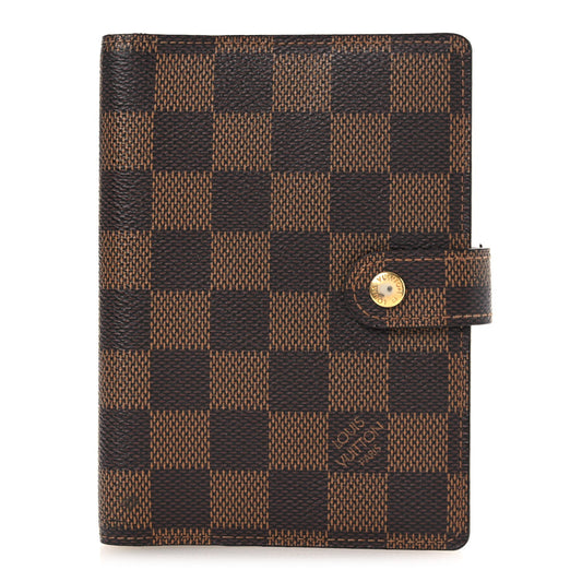 Louis Vuitton Damier Ebene Small Ring Agenda Cover