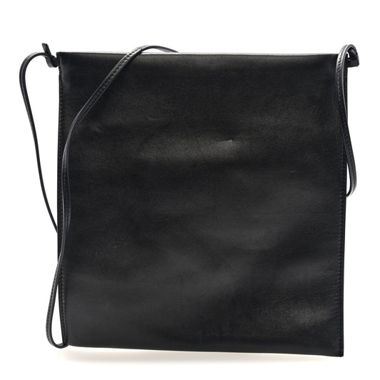 The Row Vegetable Calfskin Medicine Pouch Black