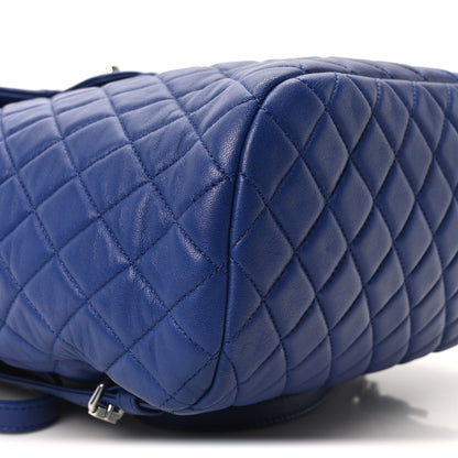 Chanel Calfskin Quilted Large Urban Spirit Backpack Navy