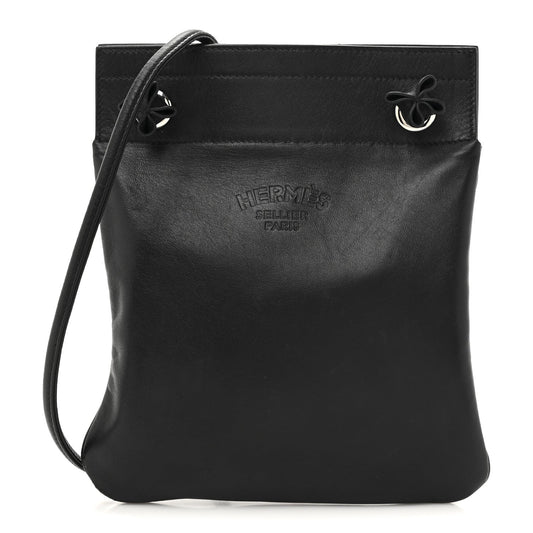 Hermes Milo Lambskin Swift Mini Aline Black
