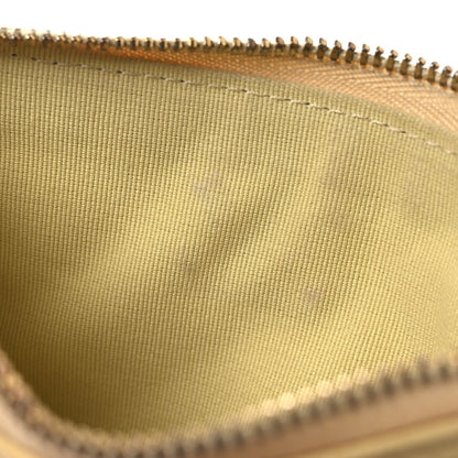 Chanel Caviar Quilted Studded CC Small Pouch Yellow