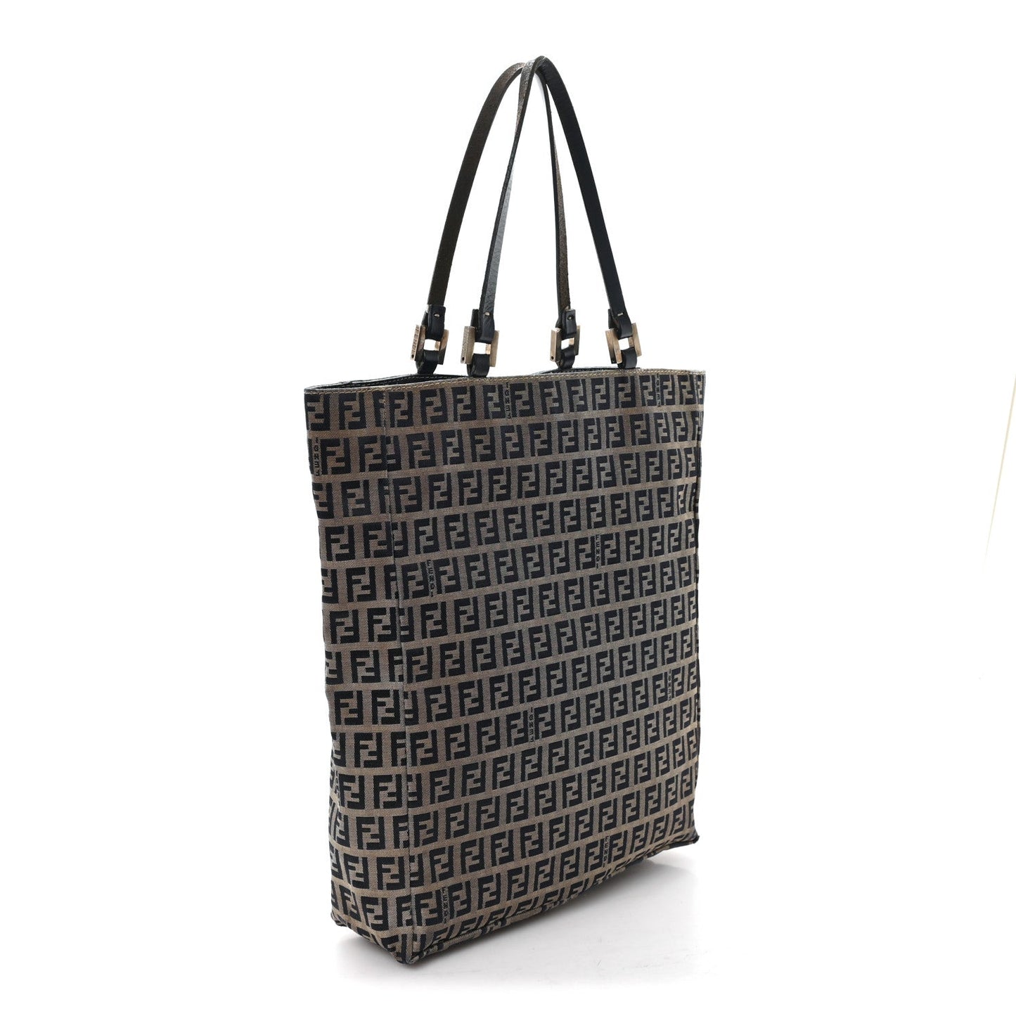 Fendi Zucchino Shopping Tote Navy