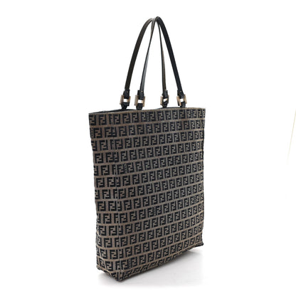 Fendi Zucchino Shopping Tote Navy