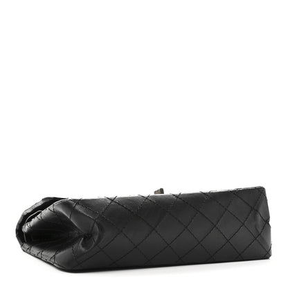 Chanel Aged Calfskin Quilted 2.55 Reissue 225 Flap Black
