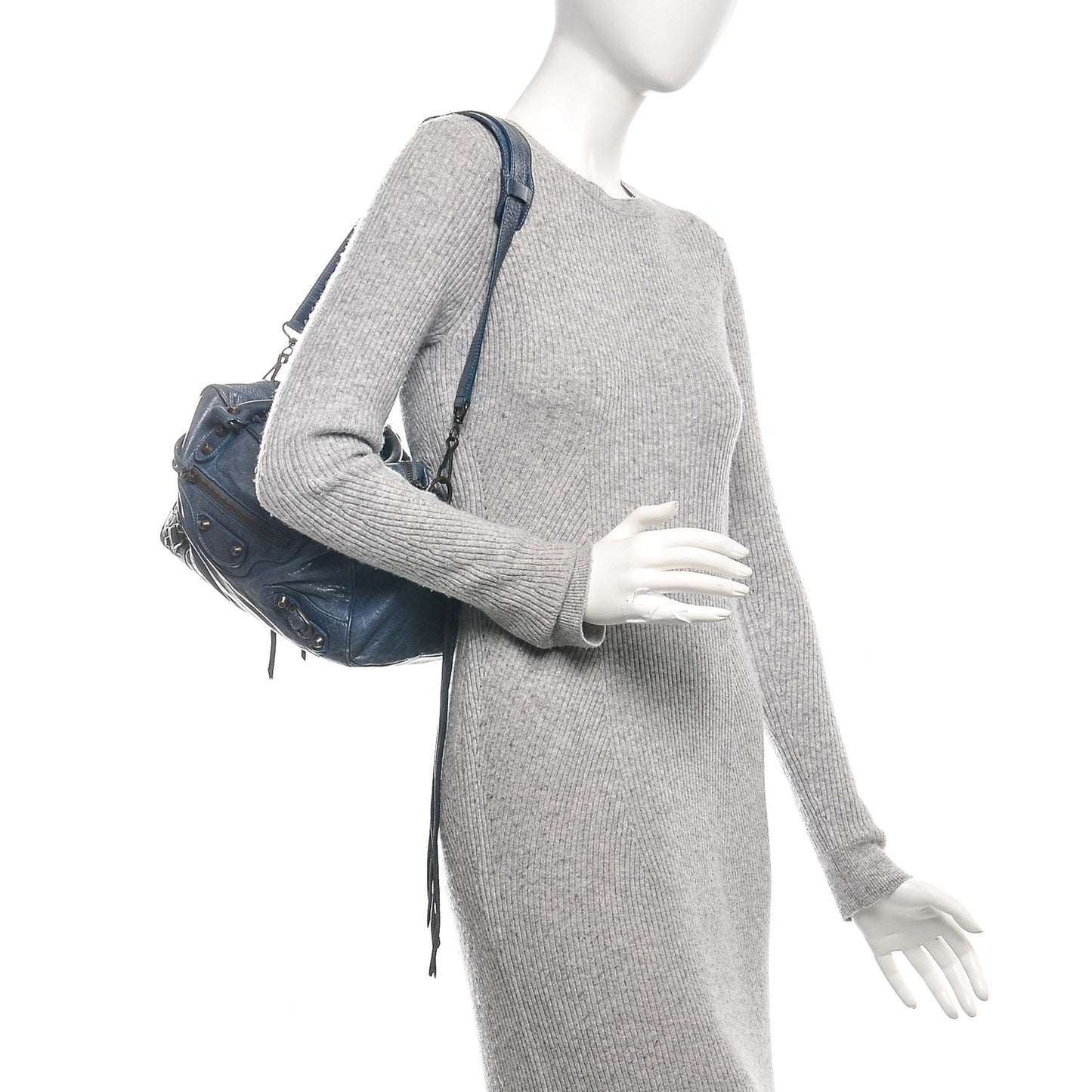 Balenciaga Chevre Classic Hardware Twiggy Indigo