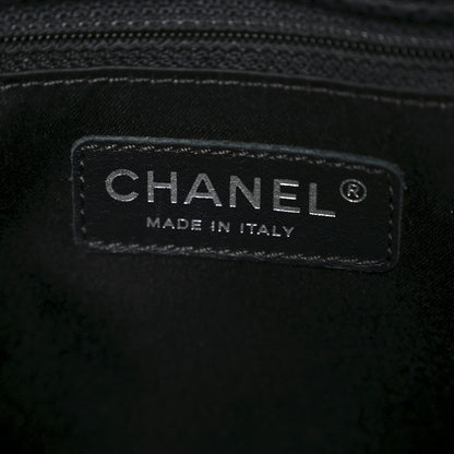 Chanel Caviar Quilted Grand Shopping Tote GST Black