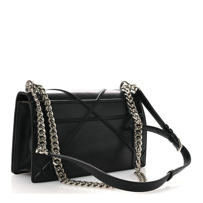 Christian Dior Lambskin Medium Diorama Flap Bag Black